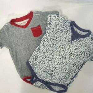 3/$30 BURT'S BEES BABY Organic Cotton Bodysuit Bundle